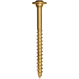 GRK Fasteners-114083 RSS14112HP RSS HandyPak 1-1/2-Inch Structural, 50 Screws per Package (772691121516), 1/4" x 1-1/2", Gold, Count