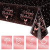 Pack of 2 Rose Gold Happy Birthday Tablecloths, 130 x