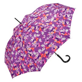 Pierre Cardin Umbrella Women's Automatic Flower Motif, Purple