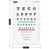 PECULA Snellen Chart, Wall Chart for Eye Exams - 10