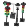 CORHAD Realistic Traffic Light Toy Set Building Blocks Kids Learning