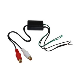 YONGJIANGXIA Car Audio Speaker Wire to RCA Line Output Converter