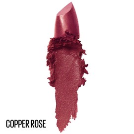 Maybelline Color Sensational Lipstick, Lip Makeup, Matte Finish, Hydrating Lipstick, Nude, Pink, Red, Plum Lip Color, Copper Rose, 0.15 oz. (Packaging May Vary)