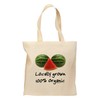 TOOLOUD Locally Grown Organic Melons Grocery Tote Bag - Natural