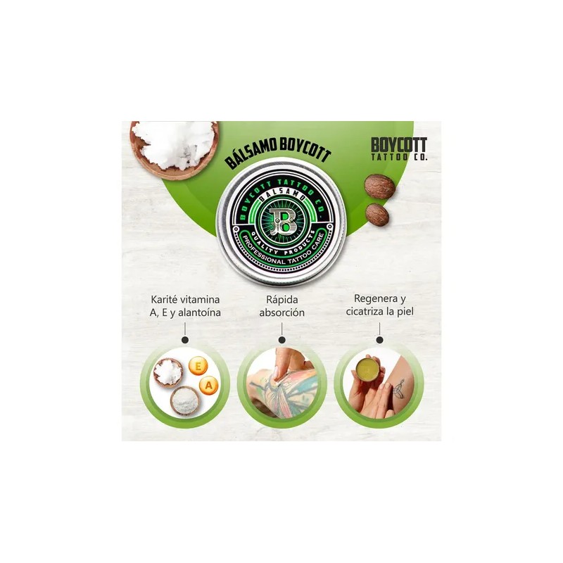 Pomada Balsamo Para Cuidar Tu Tatuaje Boycott 1oz After Care