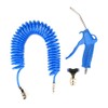 Blue Air Duster Gun Pneumatic Wind Blowing Kit Set with