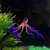 COMOK Lifelike Silicone Artificial Moving Floating Octopus Ornament with Suction