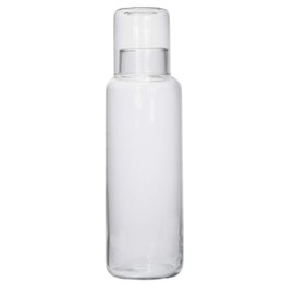 Creative Co-Op Recycled Glass (Set of 2) Decanter, Clear