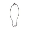 Aspen Creative 20008-2 Saddle, 11" Lamp Harp, Satin Nickel