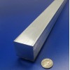 Basic 6061 T651 Aluminum Square Bar, 1 3/8" (1.375") Thick