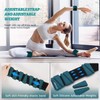BECOJADDE Wrist Ankle Weights Adjustable Training Intensity for Strength Training