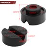 Universal Trolley Jack Pad Rubber Slotted Frame Rail Jack Pinch