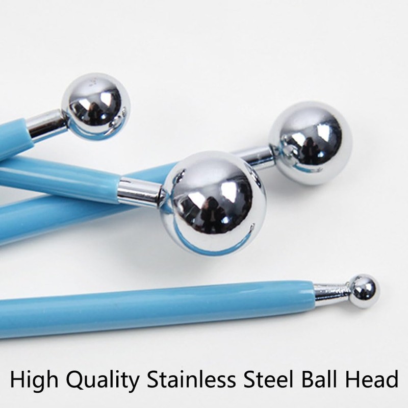 4Pcs Red Metal Ball Caulking Tool Set Tile Caulk Finishing