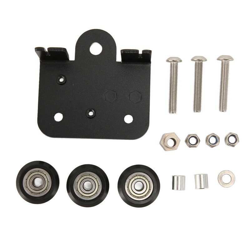 3D Extruder Back Support Plate with Pulley Extruding Backplate for