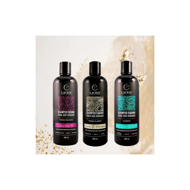Shampoo de Cola Caballo para Cabello Lacrin Coco Y Avena