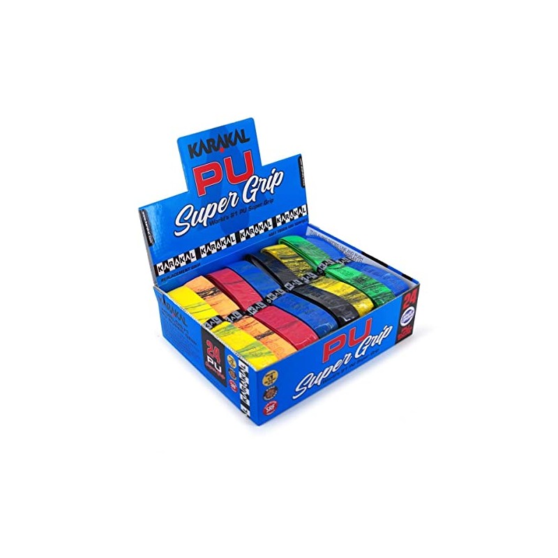 Karakal PU Super Grips Box of 24 (Multi)