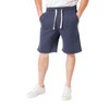 PixelKnit® Mens Fleece Shorts with Side Pockets Drawstring Elasticated Ribbed