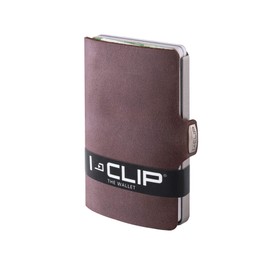 I-CLIP Robutense Soft Touch Wallet (Available in 7 Colours) I-clip Geldbörse Robutense Soft Touch Braun, brown