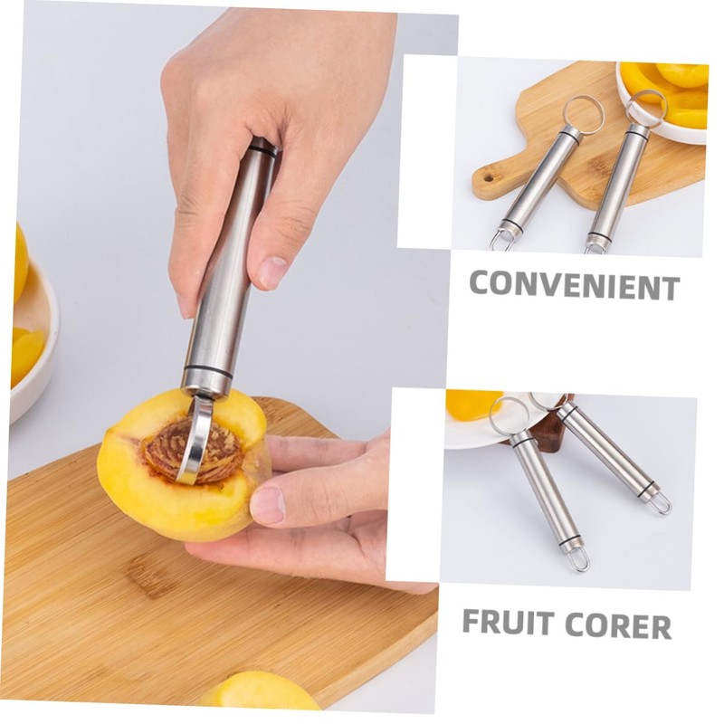 Zerodeko 3pcs Stainless Steel Fruit Corer Tool Efficient Core Remover