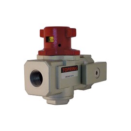 TOPRING 51.475 Airflo 400 1/2 in. Venting Safety Lockout Valve for Closing Flow to or from FRL Units, with Mounting Bracket, Series 51