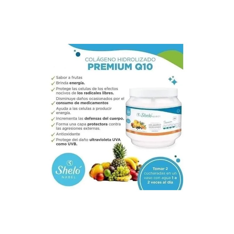 4 Premium Q10 Colageno Hidrolizado / Mejora Aspecto De Piel