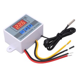 Kadimendium Digital Temperature Controller Thermostat Heating Cooling Switch Temperature Regulator with Waterproof Probe 10A(12V)