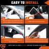 Rain Guards Fit for 1996-2026 Chevy Express Van 1500 &