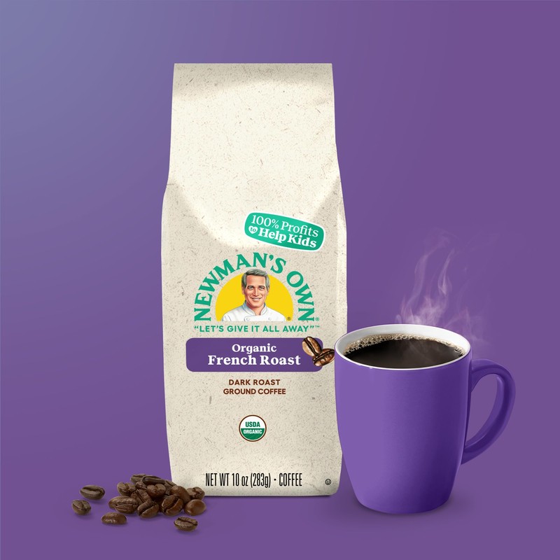 Newman's Own Organics Newman's French Roast, Ground Coffee, Fair Trade