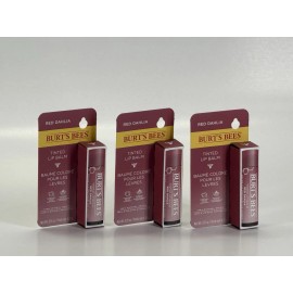 Burt's Bees Pack of 3 - Burt's Bees Tinted Lip Balm | Red Dahlia - NEW