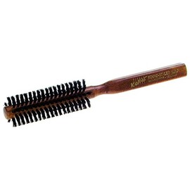 Wild Boar's Bristle Round Styling Hairbrush with Oiled Beechwood Handle, 3 cm diameter, 8-1/4-Inches, Nessentials