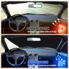 420D Oxford Half Car Cover Compatible with 2014-2023 Mazda Miata