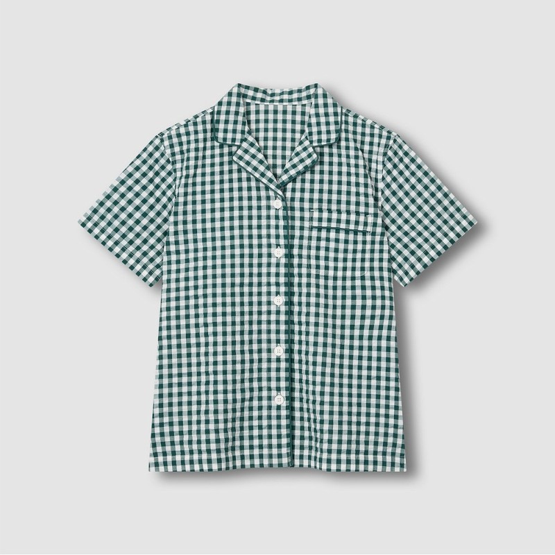 JAJU [JAJU] Women's Seersucker 5-part Pajama Set_Light Green