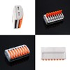 OLIREXD 222-418 Lever Wire Nut Wire, Compact Connectors, 8 Conductor