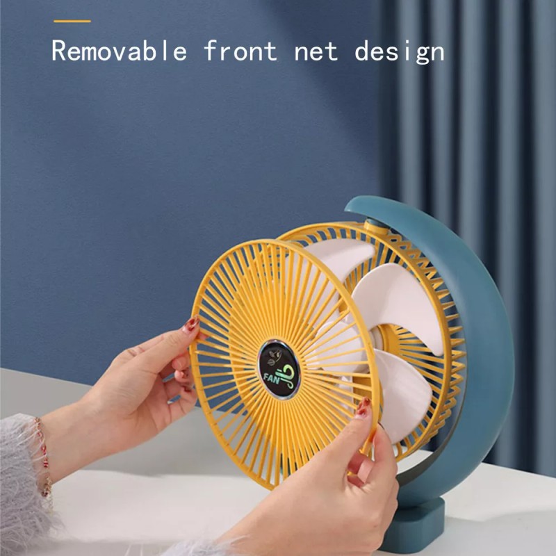 Generic W Ventilador De Escritorio E Fan, Recargable, Funciona Con