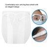 MUNEFE Transparent Face Mask, Dental Protective Face Mask, Removable Face