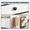 6 Pcs Round Knobs, Furniture Door Knobs, Brushed Nickel Knobs,