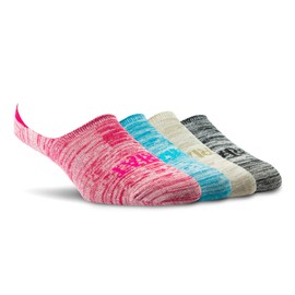 ARIAT Womens Arch Support No Slip No-show Socks, Heathered Rainbow, Medium