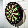 Franklin Sports Bristle Dartboard - Professional Steel Wire Dartboard -