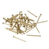 sourcing map Small Tiny Brass Nails 1.2x20mm for DIY Decorative