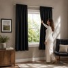 TECOR Cortina Blackout 2 Paneles 90x160cm para Recámara o Decoración,