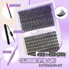Cluster Lashes Kit Mixed 12-16mm 3D+40D D-Curl Wispy Individual Eyelashes