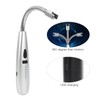 Power Display Pulse Lighter Metal Hose USB Charging Electric Lighter