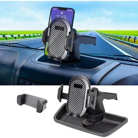 Phone Holder Mount Compatible with 2011-2018 Jeep Wrangler JK JKU Dash Multi-Mount Phone Kit with Storage Box Interior Accessories