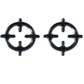 2Pcs Wok Ring Trivets,Iron Moka Pot Shelf Gas Stove Ring Round Wok Support Ring Rack Grate Support Frying Pan Stand Kitchen Camping Cookware