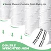 TURKIO 78 inch Shower Curtain Tall Shower Curtain 78 Inches