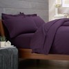 [hachette] KING SIZE AUBERGINE 100% EGYPTIAN COTTON FITTED SHEET IN