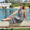 Utopia Towels Utopia Towels Pack of 2 Turkish Beach Towel, 40 by 72 Inches, Oversized 100% Cotton, Sand Free Lightweight Absorbent Quick-Dry Beach Blanket, Extra Large Turkish Bath Towels for Travel and Pool, Grey