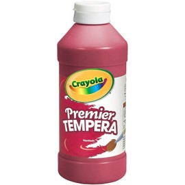 Crayola 541216038 Premier Tempera Paint 16oz. Red