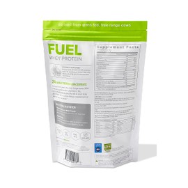 SFH Fuel Whey Protein Powder Great Tasting Grass Fed Whey | MCTs & Fiber for Energy | All Natural | Soy Free, Gluten Free, No RBST, No Artificial Flavors (Strawberry (1.6lb Bag))