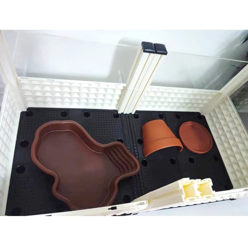 Flushbay Extra Large Reptile Bathing Pool Reptile Feeding Dish Water